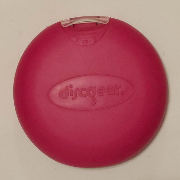 ADORABLE DiscGear DISCUS 22 Disc Storage Case CD DVD Holder Hard Shell PINK Y2K - Picture 1 of 4